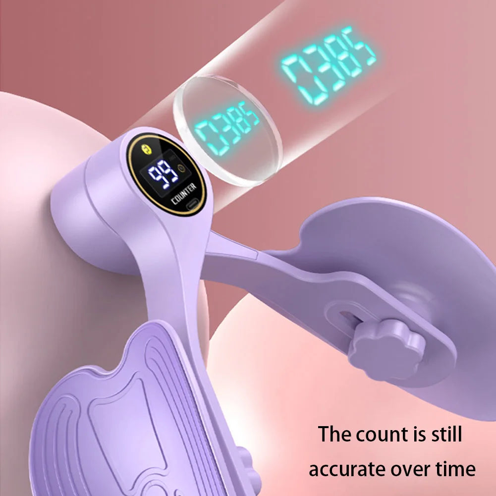 Pelvic Floor Muscle Trainer Pelvic Floor Exerciser Non Slip Pelvic Floor Strengthener Postpartum Repair Leg Clamp for Gym Yoga