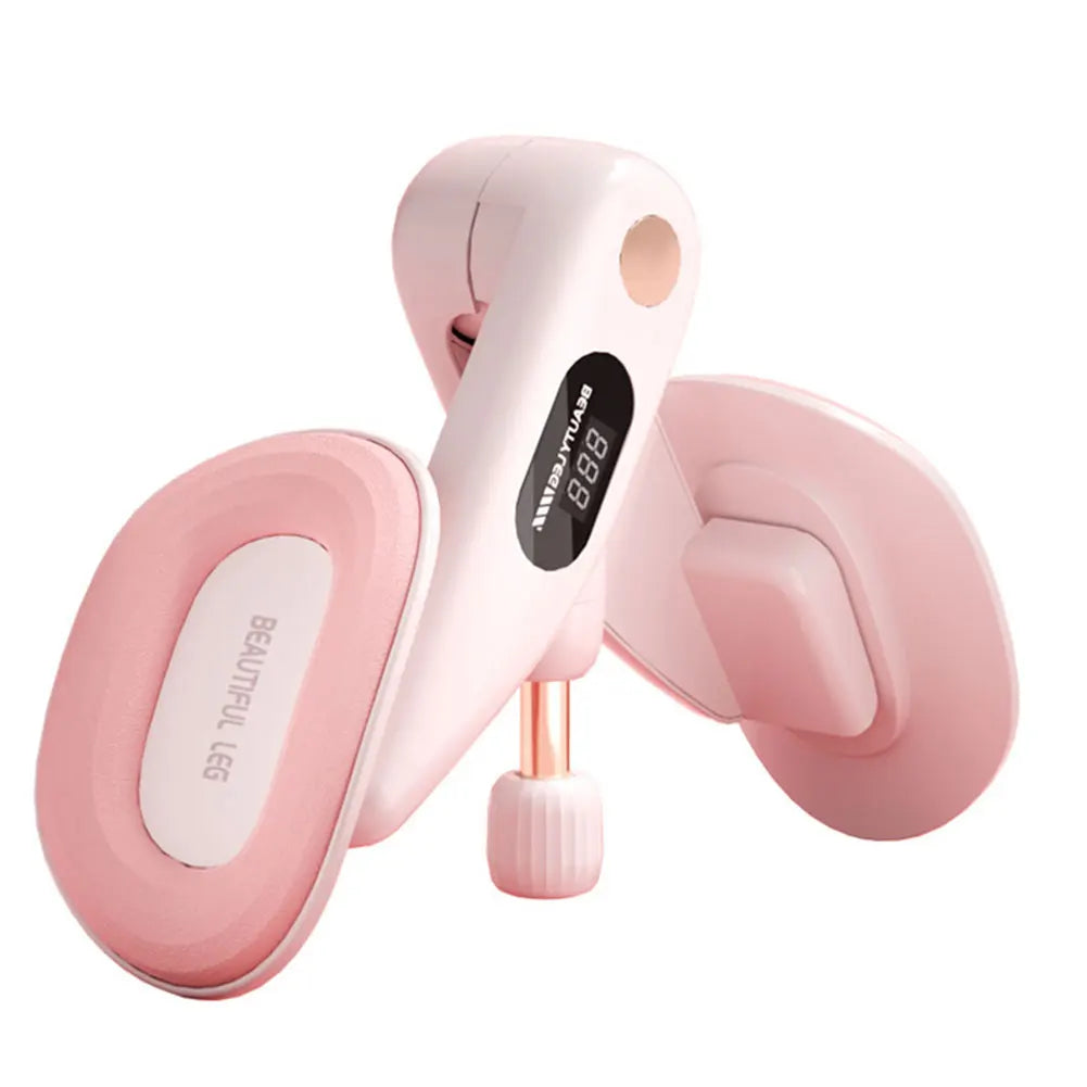Adjustable Resistance Thigh Master Pelvic Floor Trainer with Counter - Kegel Exercise Device for Women's Home Fitness