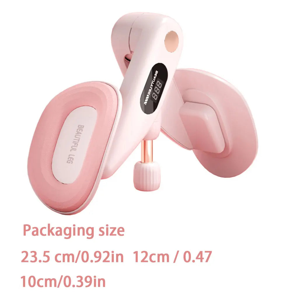 Adjustable Resistance Thigh Master Pelvic Floor Trainer with Counter - Kegel Exercise Device for Women's Home Fitness