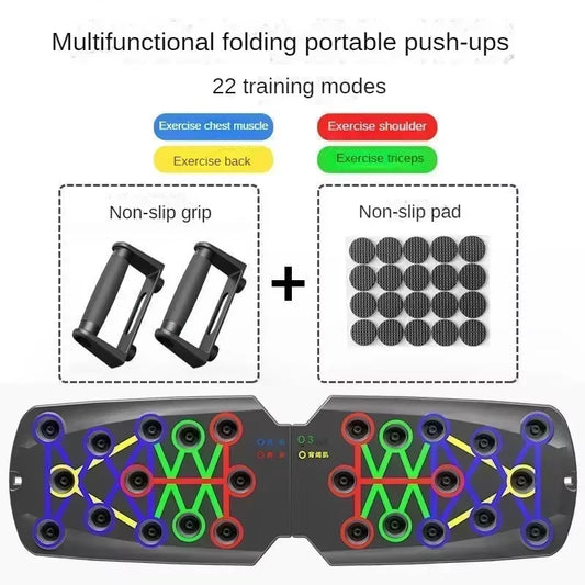 Revolutionary Portable Push-Up Board Set: Ultimate Fitness Equipment for Chest, Abdomen, Arms, and Back Training