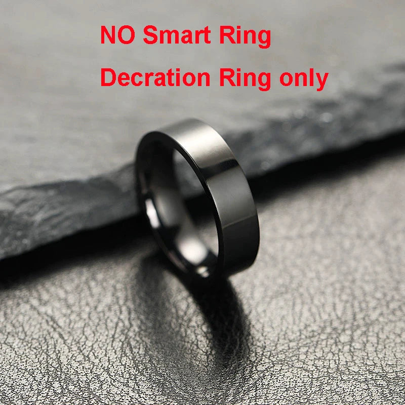 2025 Advanced Smart Ring with Heart Rate, Blood Pressure, Sleep Monitoring, and Motion Tracking - IP68 Waterproof - Ideal Holiday Gift for Men and Women