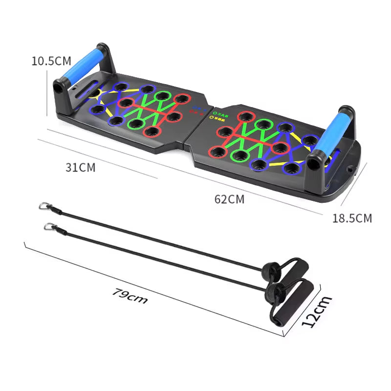 Revolutionary Portable Push-Up Board Set: Ultimate Fitness Equipment for Chest, Abdomen, Arms, and Back Training