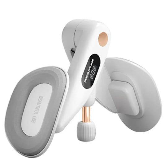 Adjustable Resistance Thigh Master Pelvic Floor Trainer with Counter - Kegel Exercise Device for Women's Home Fitness