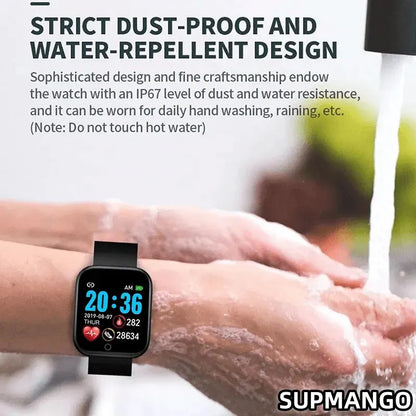 Y68 Stylish Smart Sports Watch - Real Step Counter & Fitness Tracker for Android & iOS