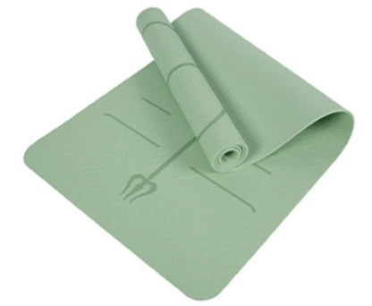 TPE Position Line Yoga Mat