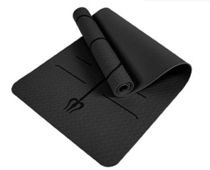 TPE Position Line Yoga Mat