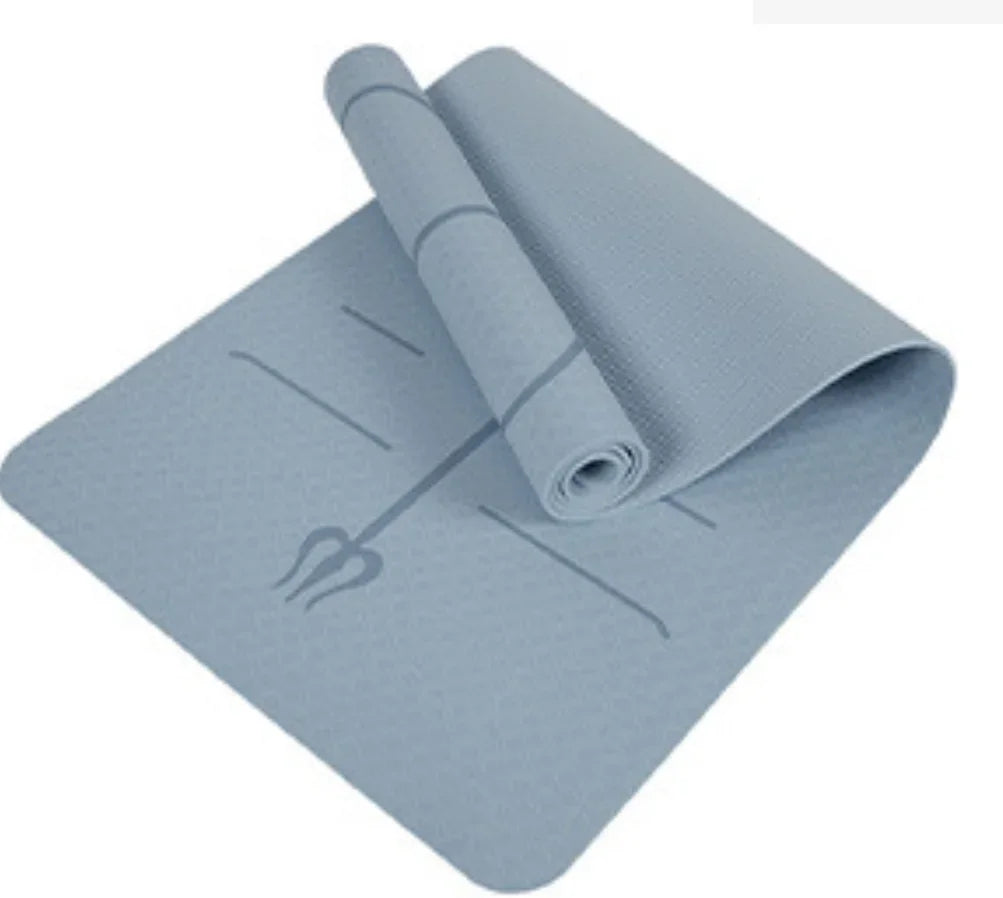 TPE Position Line Yoga Mat