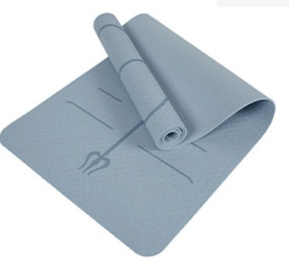 TPE Position Line Yoga Mat