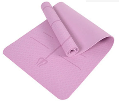 TPE Position Line Yoga Mat