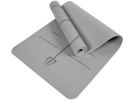 TPE Position Line Yoga Mat