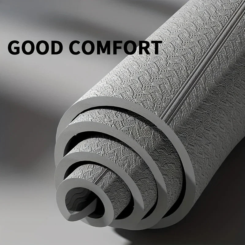 Premium Eco-Friendly Foldable Yoga Mat - Lightweight, Non-Slip, Double-Sided for Travel, Pilates, and Versatile Floor Workouts
