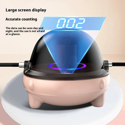 Smart Automatic Electric Skipping Machine - The Innovative Multi-Person Fitness Solution with Intelligent Rope Adjuster and Counting Features