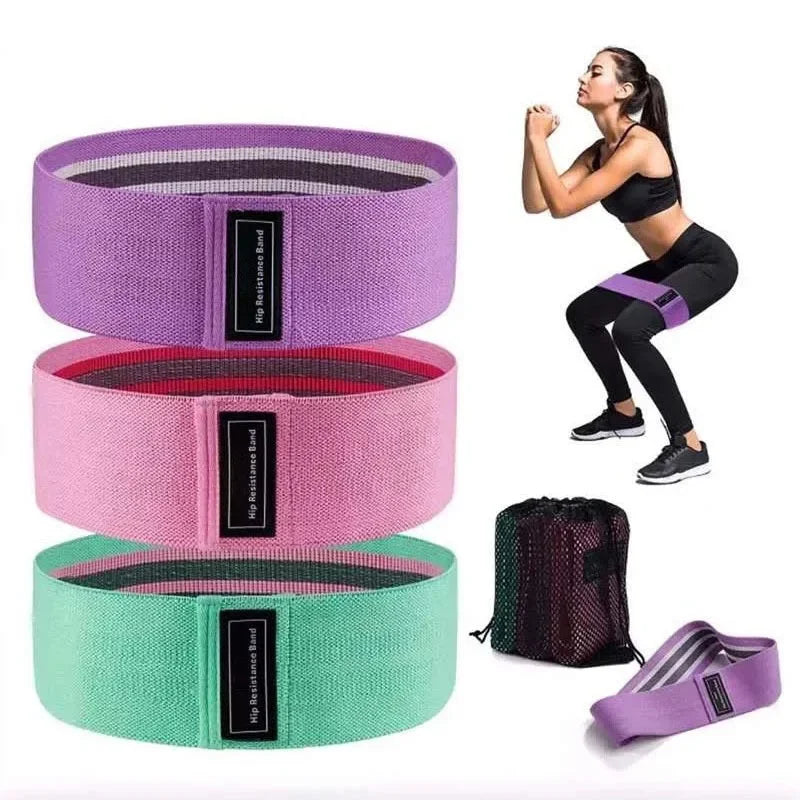 Premium 8cm Thick Resistance Bands for Glute and Thigh Training - Elastic Workout Equipment for Squats, Stretching, and Yoga