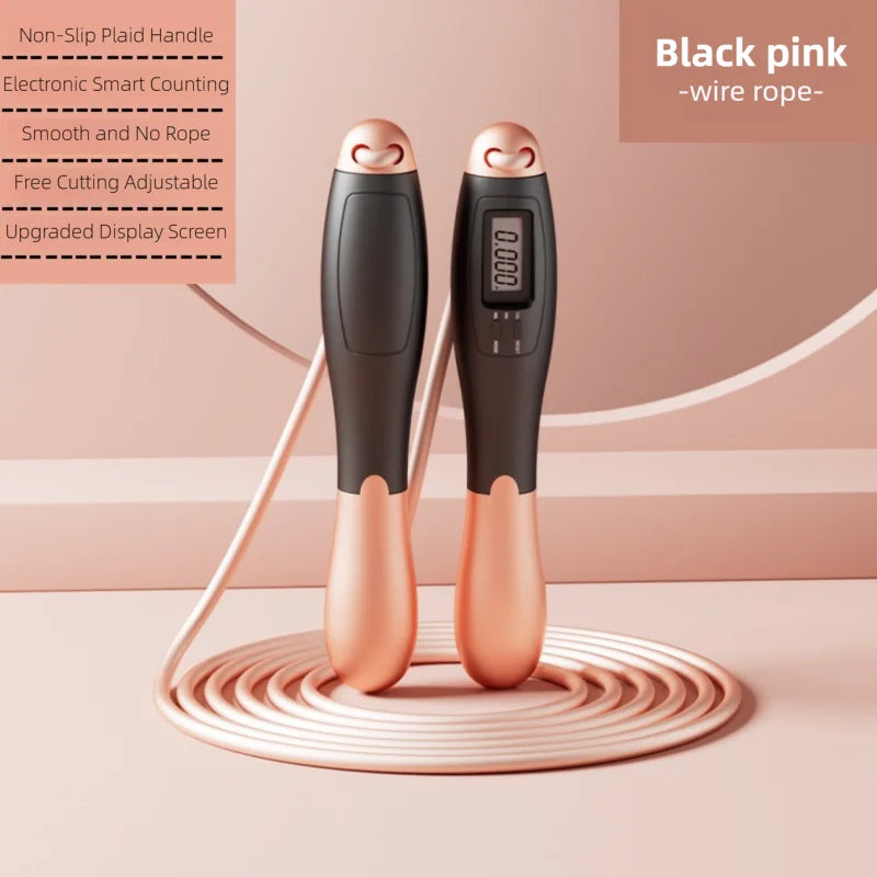 Smart Cordless Weighted Jump Rope: Enhance Your Cardio and Fat Loss Regimen with Versatile Fitness Equipment