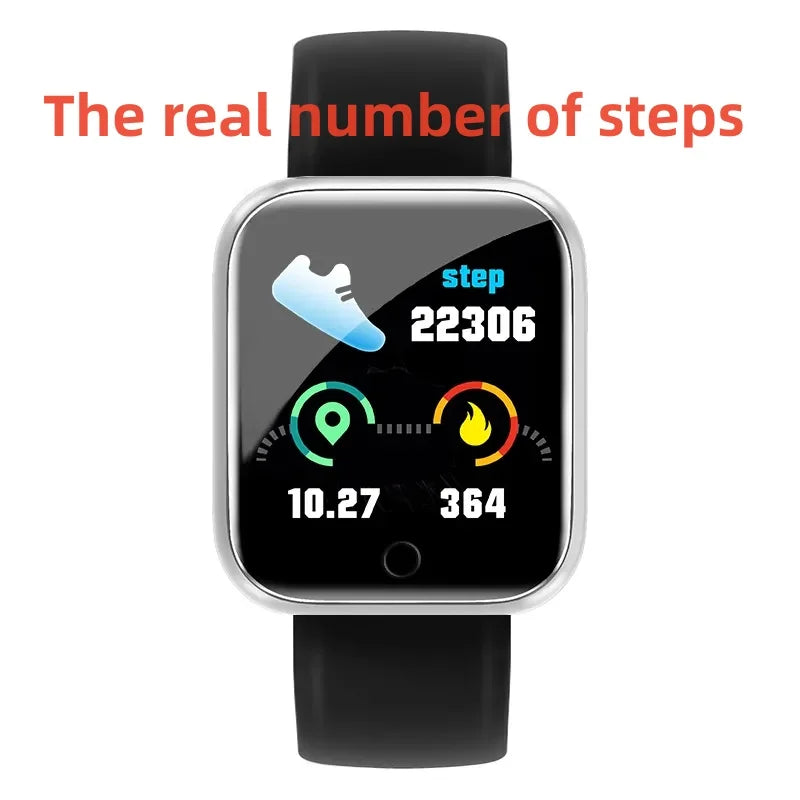 Y68 Stylish Smart Sports Watch - Real Step Counter & Fitness Tracker for Android & iOS