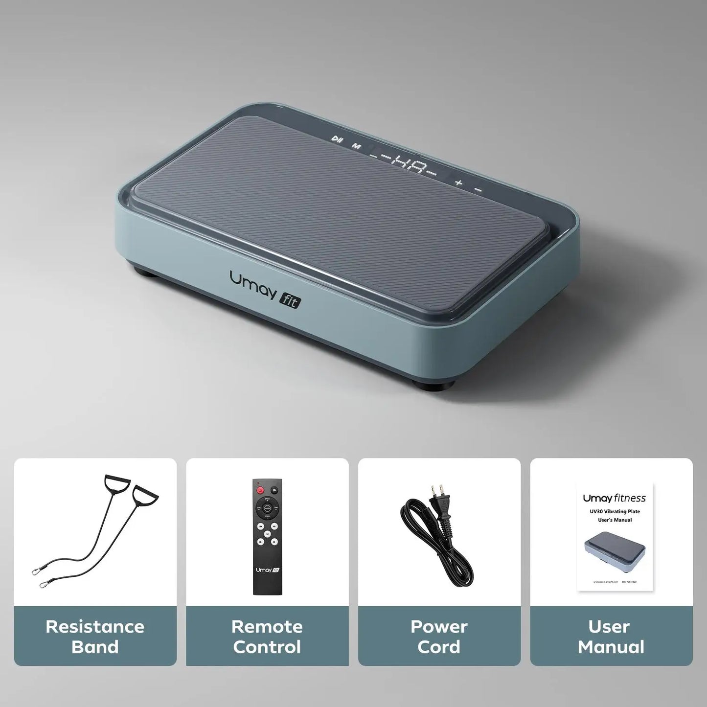 Elevate Your Fitness with the UMAY Fitness Vibration Board Exercise Machine - Full Body Home Workout for Enhanced Blood and Lymphatic Circulation