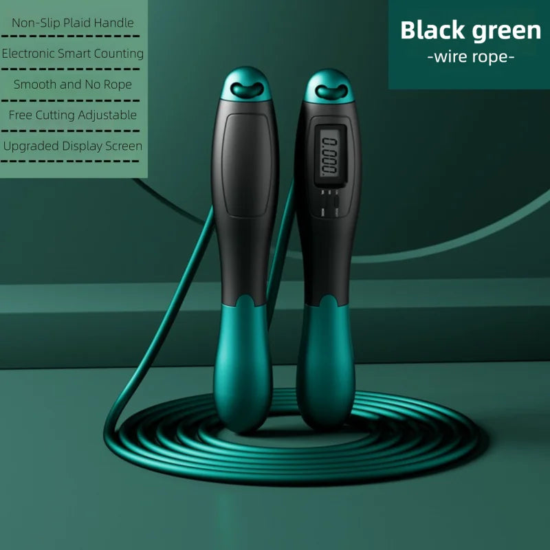 Smart Cordless Weighted Jump Rope: Enhance Your Cardio and Fat Loss Regimen with Versatile Fitness Equipment